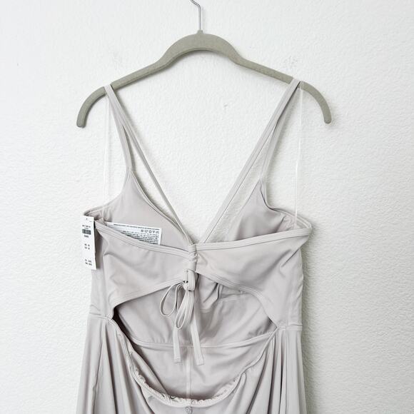[Gilly Hicks] Gray Active Strappy Back A-Line Dress Built in Shorts NWT Size XXL - Picture 6 of 11